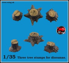 1/35 Redog  -  Three tree stumps /3570