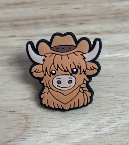 Highland cow rubber plastic - rubber,
