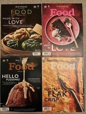 4 x WAITROSE FOOD Magazine ~