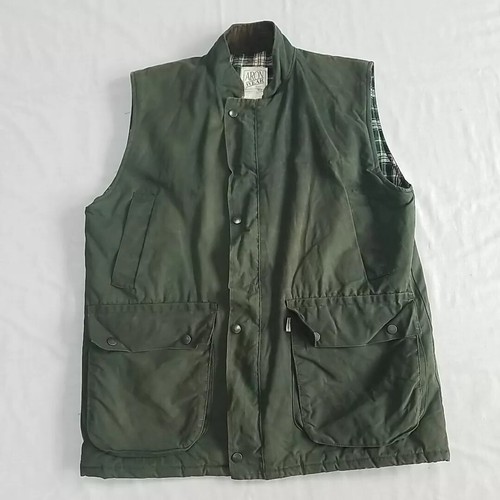 Men wax cotton gilet - cotton,