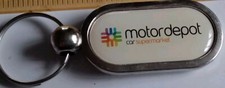 VINTAGE Old Keyring Metal Motor Vehicle Cars MotorDepot Car Supermarket 
