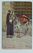 85233 Illustrated Postcard A. Rossi - Tripoli Libya Colonies - Tripoli Guide