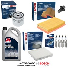 FOR FORD FOCUS 1.6 ZETEC MK2 2004-2008 PETROL BOSCH FILTER SERVICE KIT & PLUGS