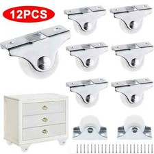 12X Fixed Castor Wheels for