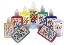 BULK DYLON 3D FABRIC PAINT DYE GLOSSY, PEARL, PUFF, GLITTER 1, 3, & 6 AVAILABLE!