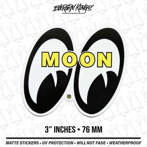 Moon eyes sticker inch - inch, rat