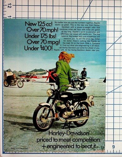 Harley davidson rapido - harley-davidson, 125