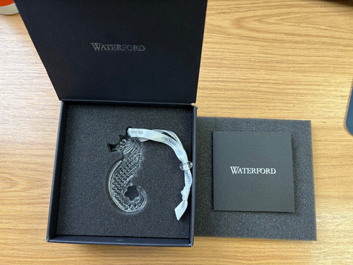 Waterford seahorse ornament - seahorse,
