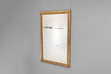 Reeded overmantel mirror - overmantel,