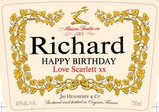 Personalised HENNESSY cognac