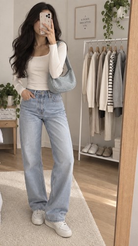 Beautiful denim shoulder - h&m,