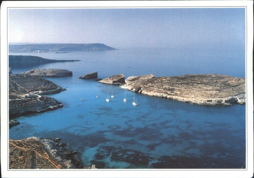 Vintage blue lagoon comino - vintage,