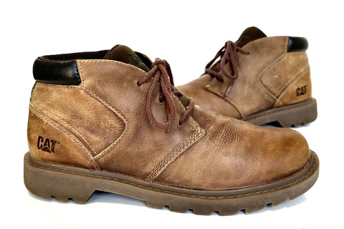 Mens caterpillar brown leather - mens,