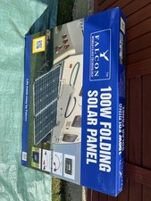 FALCON 100W 12V Folding Solar Panel for Caravan / Motorhome with Digital Display