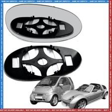 Right Driver side mirror glass for Smart City Coupe Fortwo Roadster 1998-2007
