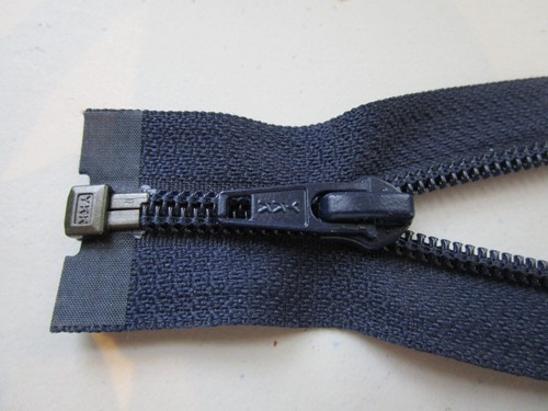 New navy blue ykk - -, zip