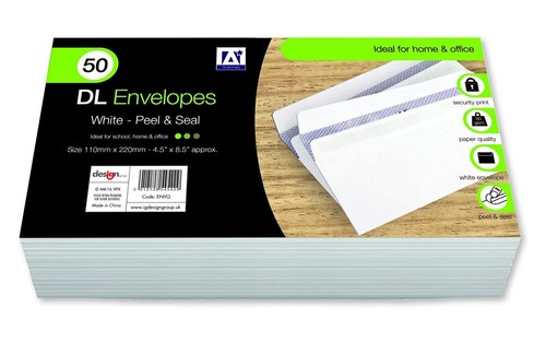 White envelopes peel - envelopes,