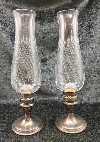 Pair vintage silver plated - vintage,