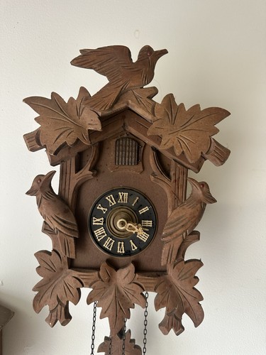 Vintage cuckoo clock with - vintage,