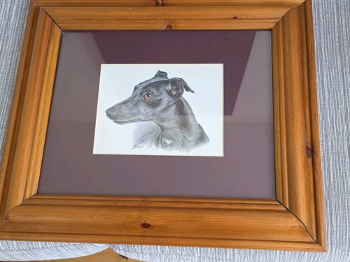 Nice greyhound print hand - print,