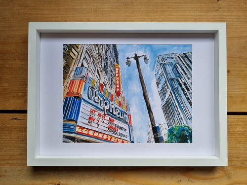 Bob dylan framed print - print, 9"
