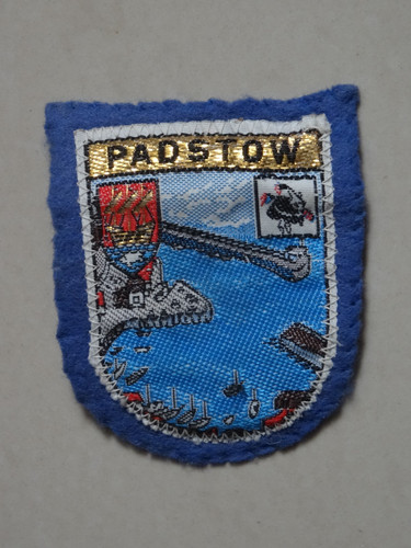 Padstow cloth badge cornwall - padstow, {cornwall}