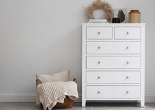 White Chest of Drawers 2+4
