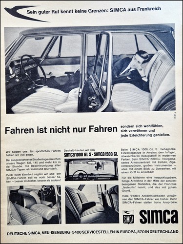 Simca 1000 1500 gl - s,,