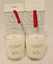 NEW 2 The White Company Hanging Winter Votive Candle 75gm Unused Boxed