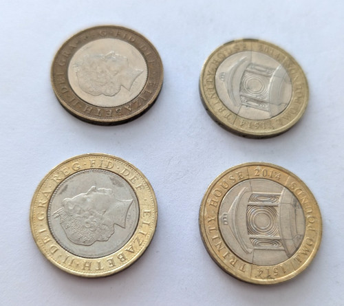 Trinity house pound coin - house,
