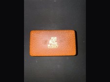 Pair Of Vintage West German Made Gold Plated Square Cufflinks  in box 