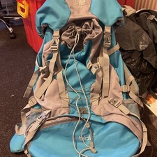 Karrimor Skido 65L Rucksack Camping Hiking Outdoors  Blue And Silver