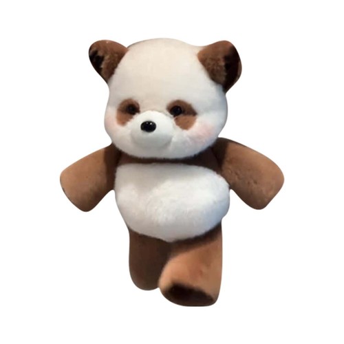 Brown running panda - brown,