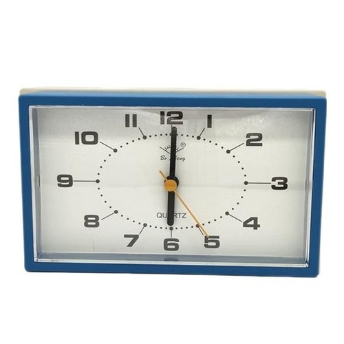 Fancy blue rectangular alarm - fancy,