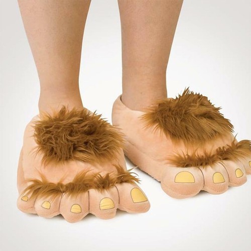 New big feet slippers - feet,