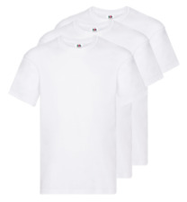 mens fruit of the loom t shirts 5  3 Pack Unisex Plain Cotton Bulk T-Shirt Mixed