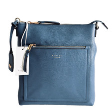 RADLEY Handbag Blue Leather