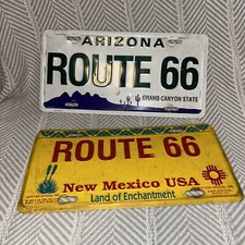 Route 66 Novelty License