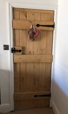 SOLID LEDGED DOORS ~ RUSTIC ~ COTTAGE PINE BARN DOORS 30mm MADE TO MEASURE