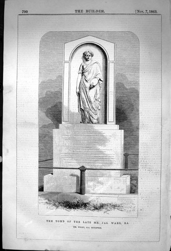 Original old antique print - old,