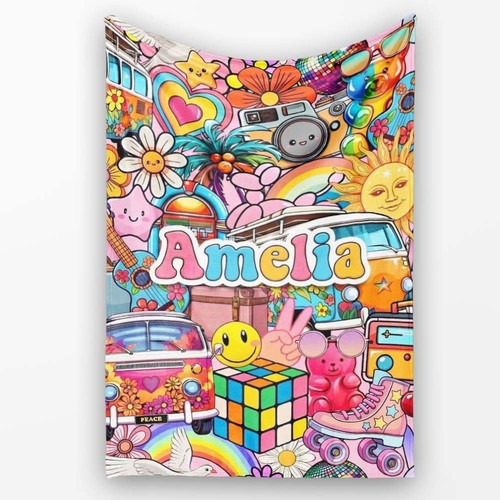 Soft fleece blanket cute - fleece,