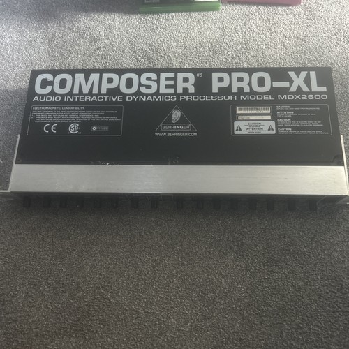 Behringer mdx 2600 composer - behringer,