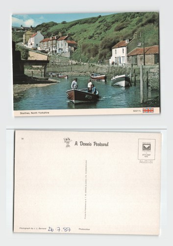 Postcard staithes north - postcard,