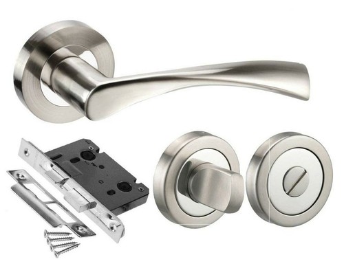 Pair bathroom door - 1,