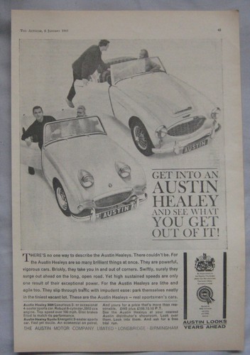 1961 austin healey 3000 - 1961,