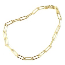 9ct Gold Paperclip Bracelet