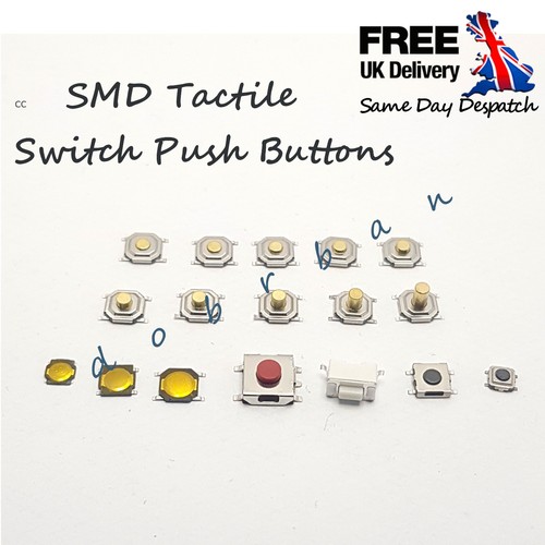Smd tactile switches - smd, push