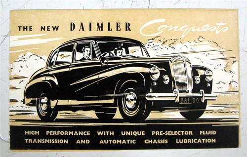 Daimler conquest range car - daimler,