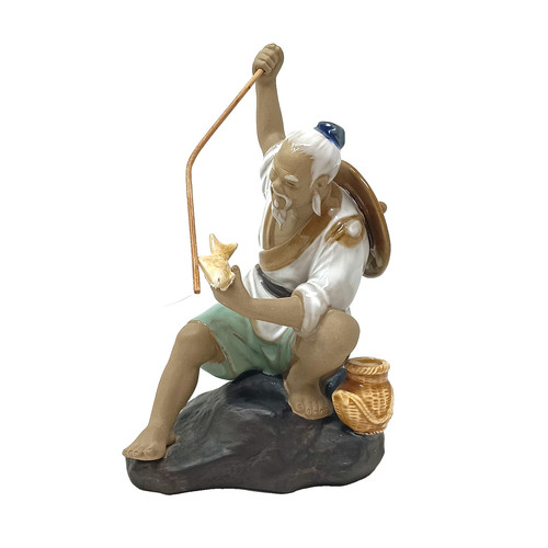 Vintage chinese fishing mudman - vintage,
