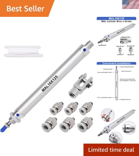 16mm bore pneumatic - bore, cylinder